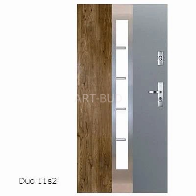 Drzwi zewnętrzne metalowe 75 Plus KMT Duo