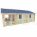 Domek drewniany całoroczny 600x800  45,20 m2 CHABER III