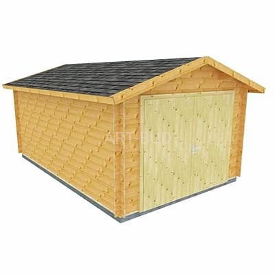 Garaż drewniany Carport 350x530 - 18,6 m2 Ireneusz