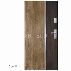 Drzwi zewnętrzne metalowe Supertherm 90 KMT Duo płaskie