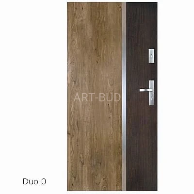 Drzwi zewnętrzne metalowe Supertherm 90 KMT Duo płaskie