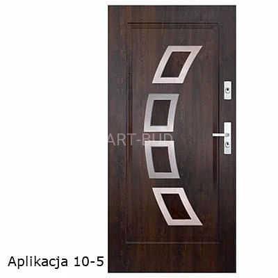 Drzwi zewnętrzne metalowe Supertherm 90 KMT Aplikacja