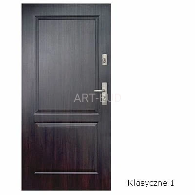 Drzwi zewnętrzne metalowe 75 Passive KMT Klasyczne