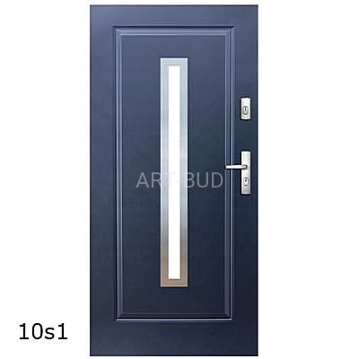 Drzwi zewnętrzne metalowe 75 Passive KMT Inox