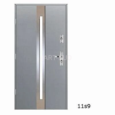 Drzwi zewnętrzne metalowe 54 PLUS KMT  Inox