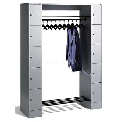 Garderoba wolnostojąca z 2 słupkami szafkowymi kod 80710-00