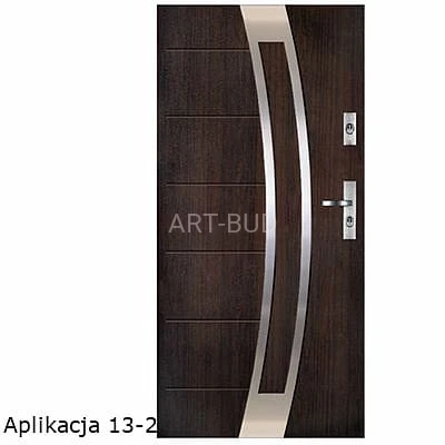 Drzwi zewnętrzne metalowe 54 Akustyczne KMT Aplikacja