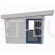 Domek z drewna kiosk 16,6 m2 z balika 44mm SAMAR