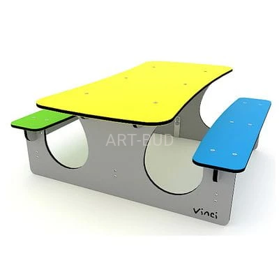 Ławka z siedziskami na plac zabaw seria PARK 