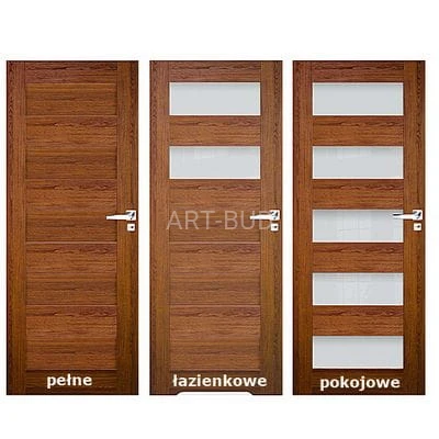 Drzwi  Virgo linia Prestige Windoor pełne pokojowe łazienkowe