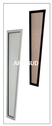 Ścianki do daszków prostych i łukowych nad drzwi aluminiowe Robelit 