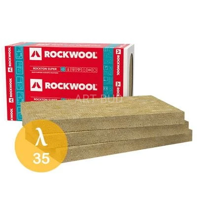 ROCKTON SUPER płyty ze skalnej wełny mineralnej Rockwool do izolacji termicznej i akustycznej