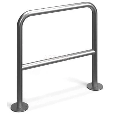 Stojak rowerowy ocynkowany U - 16 z poprzeczką długość 60-80-100 cm przekrój rury 60,3 mm 