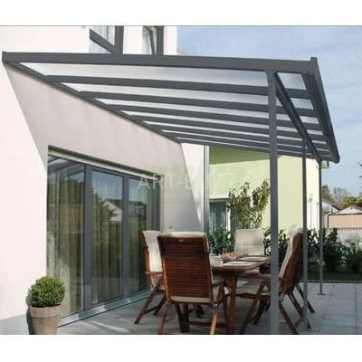 Zadaszenie tarasu konstrukcja aluminiowa 4,26 x 4,06 m dostawa GRATIS 