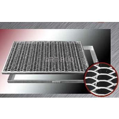 Wycieraczka zewnętrzna wkład oczkowy ocynk M2M w ramce metalowej Ferroplast  