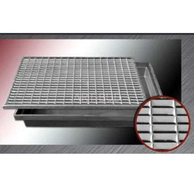 Wycieraczka zewnętrzna skrzynka z tworzywa wkład stalowy oczkowy 