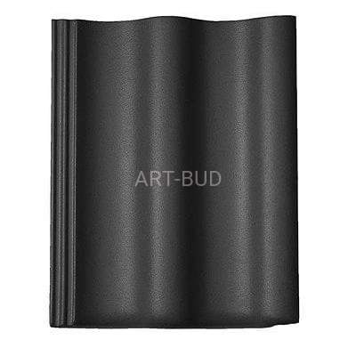 Dachówka cementowa Celtycka Lumino czarna Braas 