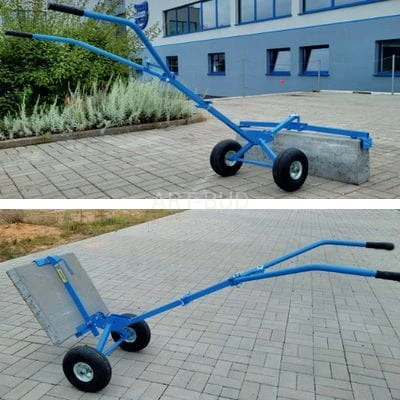 Wózek brukarski WBK do płyt chodnikowych i WBK 1 do krawężników JAZON