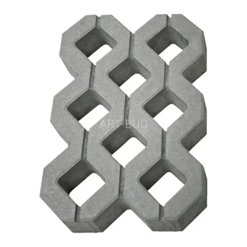 Płyta ażurowa Meba 40 x 60 x 8 cm szara Polbruk 