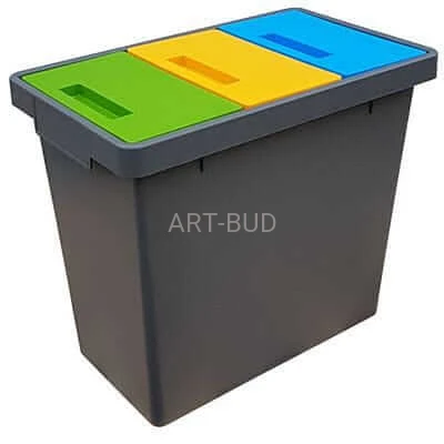 Pojemnik do segregacji odpadów TRIPLEX 