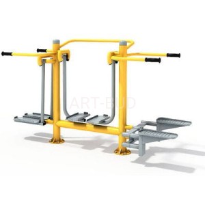 Urządzenie siłowni zewnętrznych Steper + Biegacz + Odwodziciel M16 seria Eco 