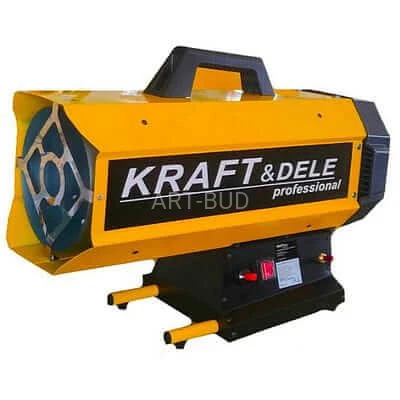 Nagrzewnica gazowa z termostatem o mocy 25 kW + reduktor automat KD11734 Kraft&Dele