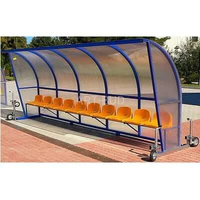 Wiata stadionowa dla zawodników rezerwowych  