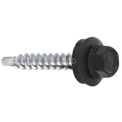 Wkręty farmerskie samowiercące z podkładką EPDM do podłoży drewnianych    4,8x55  200szt /op