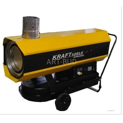 Nagrzewnica olejowa z termostatem i kominem 65kW KD11717 Kraft&Dele