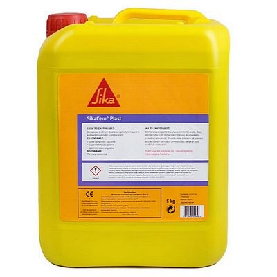 SikaCem Plast domieszka do zapraw tynkarskich i betonu napowietrzająca poprawiająca urabialność