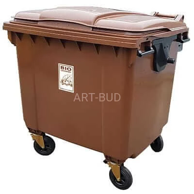 Pojemnik na odpady biodegradowalne PE 1100 l 