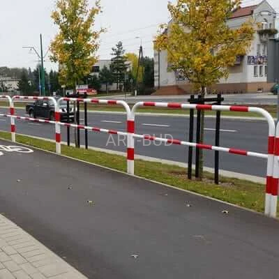 Barierka chodnikowa z poprzeczką u12a ECO 