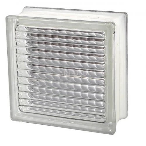 Pustak szklany kratka wąska 1908 N Cross Small bezbarwna SEVES BASIC VITRABLOK 