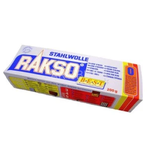 Wełna stalowa Stahlwolle RAKSO 200g granulacja 0