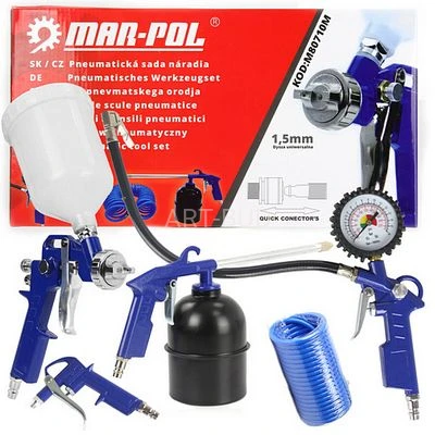 Zestaw narzędzi pneumatycznych do malowania 5PCS