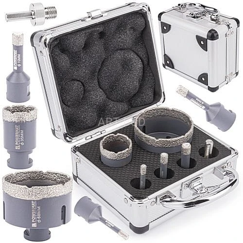 Zestaw otwornic koronek otwornica diamentowa M14 PM-ZOD-6T Powermat