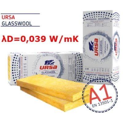 Płyta izolacyjna z mineralnej wełny szklanej URSA PROFILO 39 λD=0,039 W/mK