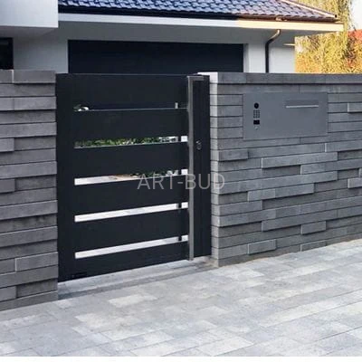 Pustak ogrodzeniowy betonowy Slim 3D KostBet