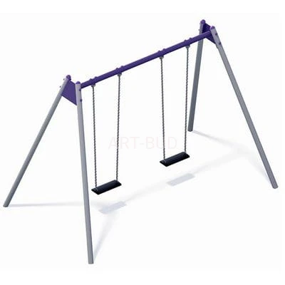 Huśtawka wahadłowa podwójna metalowa HM-004 2.5 m 