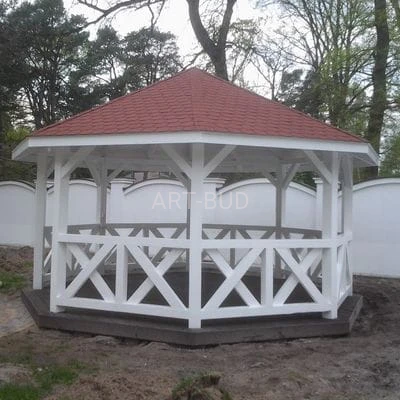 Altana ogrodowa drewniana Hangelo ośmiokątna ⌀500