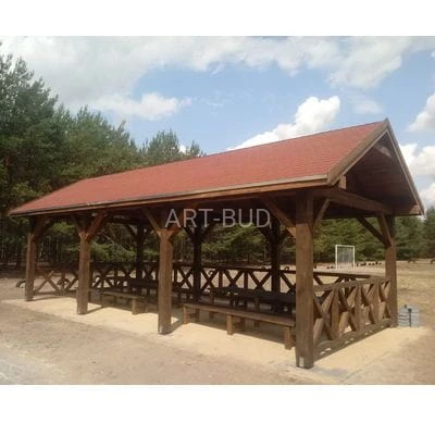 Altana wiata ogrodowa drewniana Murano 1000x500 cm