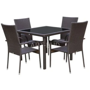 Zestaw tarasowy ogrodowy stół + 4 krzesła Merano 4