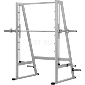 Wyciskanie sztangi w prowadnicach JP 25 maszyna Smith'a  siłownia wewnętrzna