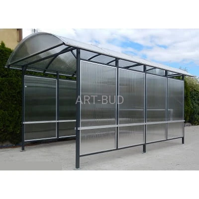 Wiata na wózki sklepowe do supermarketów na 1-2-3 rzędy