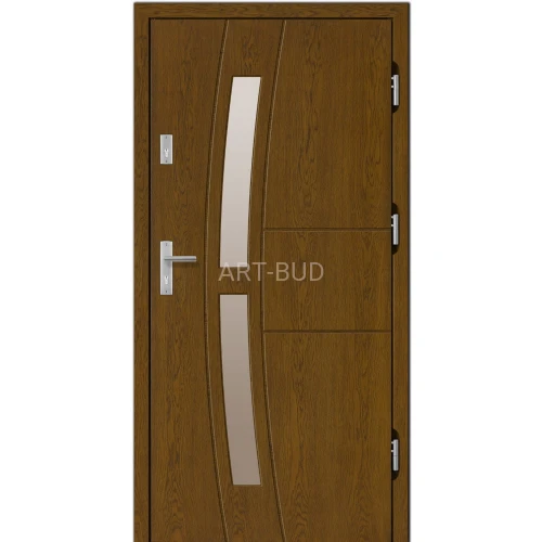 Drzwi zewnętrzne drewniane Z80 płycinowe Dallas