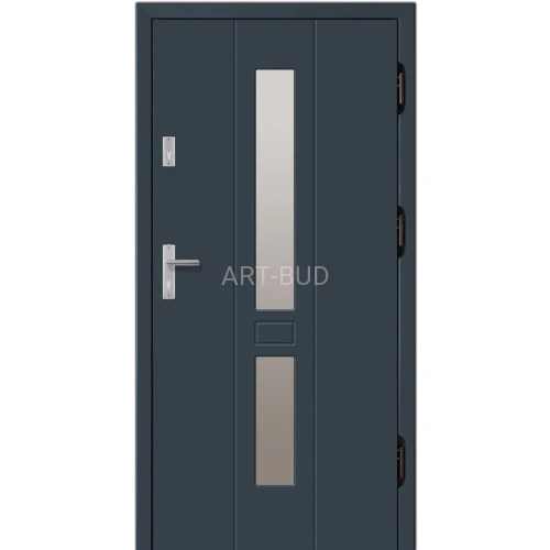 Drzwi zewnętrzne drewniane Z106 płycinowe Dallas