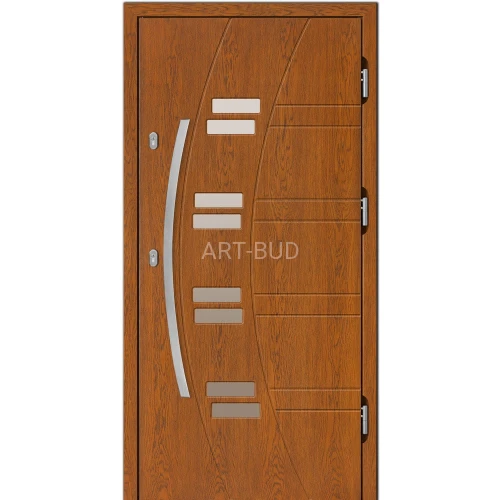 Drzwi zewnętrzne drewniane Z36 płycinowe Dallas