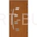 Drzwi zewnętrzne drewniane Z36 płycinowe Dallas