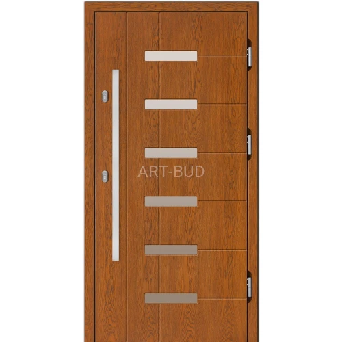 Drzwi zewnętrzne drewniane Z39  płycinowe Dallas