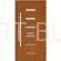 Drzwi zewnętrzne drewniane Z39  płycinowe Dallas